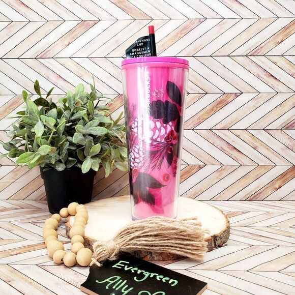 Starbucks Christmas Color Change Pink Pinecone Venti 24oz Holiday Tumbler - Picture 2 of 6
